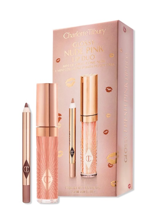Charlotte Tilbury Other - Charlotte Tilbury Glossy Nude Pink Lip Duo NIP